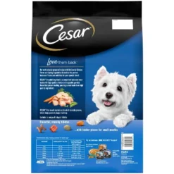 Cesar Rotisserie Chicken Flavor With Spring Vegetable Garnish Small Breed Adult Dry Dog Food
