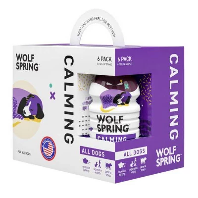 Wolf Spring Calming Wet Dog Food Topper Supplement With Coconut Water 7 Wolf Spring Calming Wet Dog Food Topper Supplement With Coconut Water - Image 7
