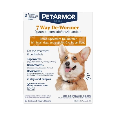 PetArmor 7-Way Deworm Dog Insect Treatment For Dogs 2 PetArmor 7-Way Deworm Dog Insect Treatment For Dogs - Image 2