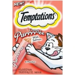 Temptations Creamy Puree With Salmon Lickable Squeezable Adult Cat Treats 15 Temptations Creamy Puree With Salmon Lickable Squeezable Adult Cat Treats -PawHut Sales Store GUEST f7991c15 d2e7 43c4 b462 d090798dd23f