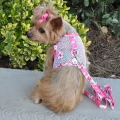 Doggie Design Cool Mesh Hawaiian Hibiscus Dog Harness With Leash-Pink -PawHut Sales Store GUEST fa8f300a 0fa2 482e 9055 543fb7127744