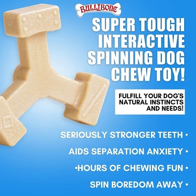 Bullibone Spinabone Dog Chew Toy 1 Bullibone Spinabone Dog Chew Toy