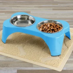Gibson Home Bow Wow Meow 3 Piece Elevated Pet Bowl Dinner Set In Blue 11 Gibson Home Bow Wow Meow 3 Piece Elevated Pet Bowl Dinner Set In Blue -PawHut Sales Store GUEST fcd7fc18 2873 42c9 aaa0 8baa40a39985