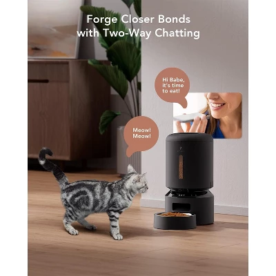 PETLIBRO Automatic Cat Feeder With Camera, 1080P HD Video & Night Vision, 5G WiFi Feeder With 2-Way Audio, Motion & Sound Alerts 4 PETLIBRO Automatic Cat Feeder With Camera, 1080P HD Video & Night Vision, 5G WiFi Feeder With 2-Way Audio, Motion & Sound Alerts - Image 4