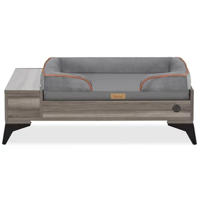 TailZzz Wyatt Wooden Pet Bed With Mattress Elevated Pet Bed Wooden Pet Bed With Storage Greenguard Gold Certified Wooden Pet Bed 4 TailZzz Wyatt Wooden Pet Bed With Mattress Elevated Pet Bed Wooden Pet Bed With Storage Greenguard Gold Certified Wooden Pet Bed - Image 4