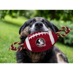 NCAA Florida State Seminoles Nylon Football Dog Toy