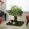 On2Pets Square Cat Tree - Small - Green