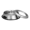Non-Tip Splash Free Stainless Dog Bowl 32oz